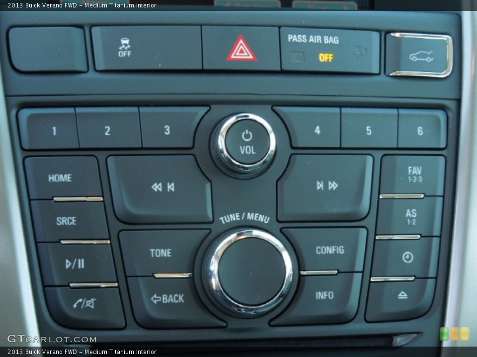 Medium Titanium Interior Controls for the 2013 Buick Verano FWD #73946771