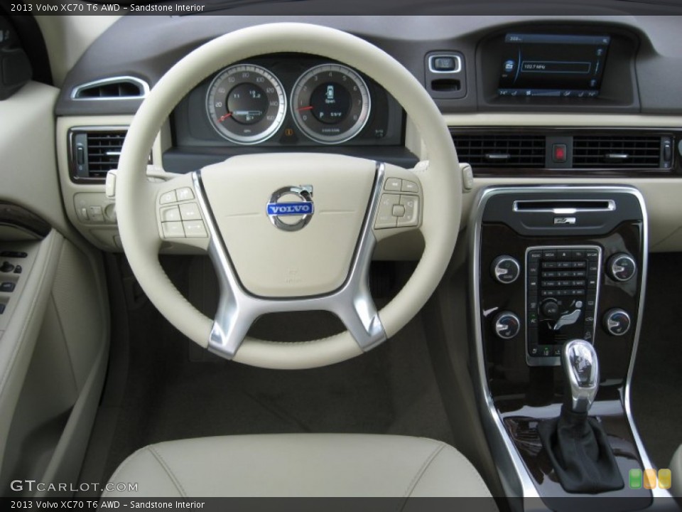 Sandstone Interior Dashboard for the 2013 Volvo XC70 T6 AWD #73948095