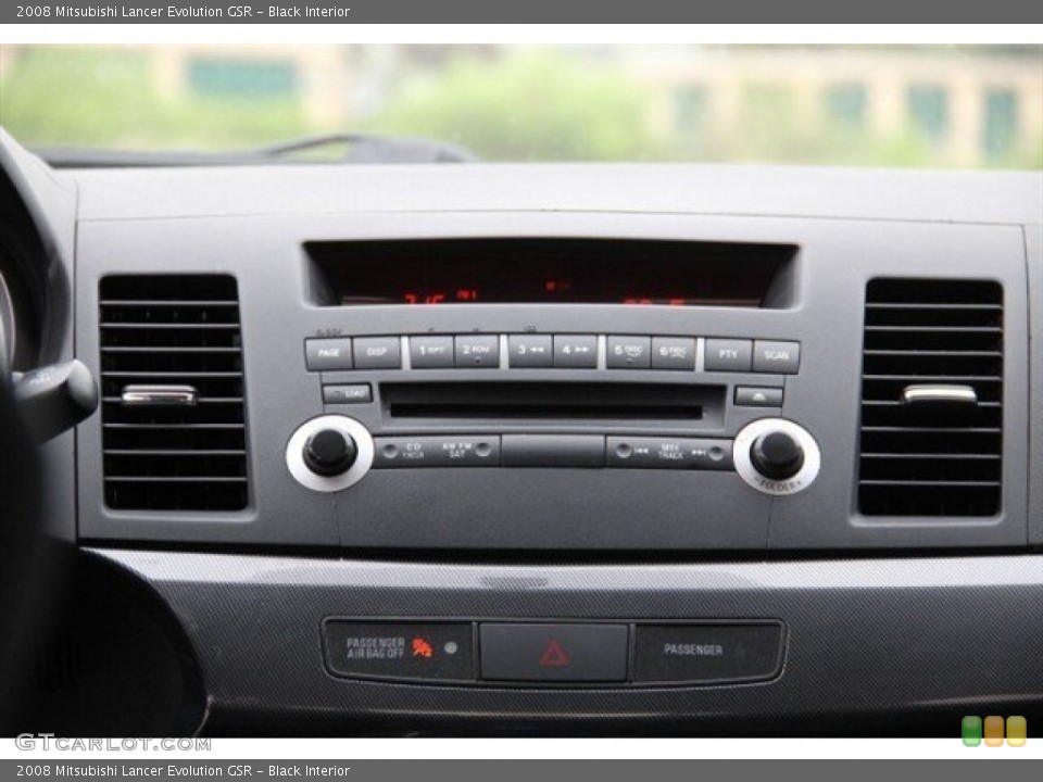Black Interior Controls for the 2008 Mitsubishi Lancer Evolution GSR #73948439