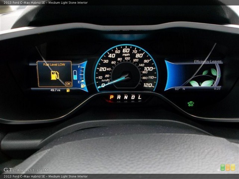 Medium Light Stone Interior Gauges for the 2013 Ford C-Max Hybrid SE #73950312