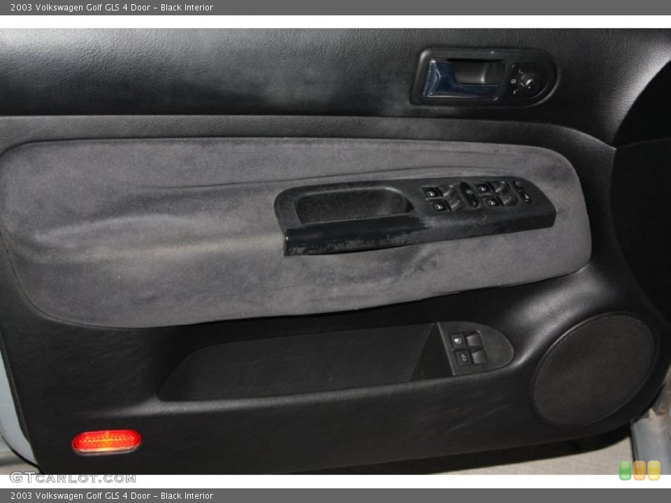 Black Interior Door Panel for the 2003 Volkswagen Golf GLS 4 Door #73950486