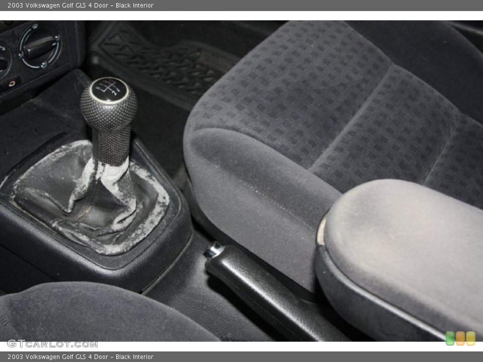 Black Interior Transmission for the 2003 Volkswagen Golf GLS 4 Door #73950536