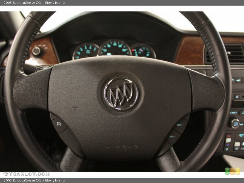 Ebony Interior Steering Wheel for the 2005 Buick LaCrosse CXL #73951101