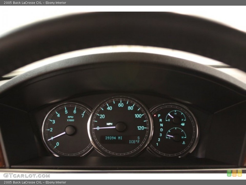 Ebony Interior Gauges for the 2005 Buick LaCrosse CXL #73951120