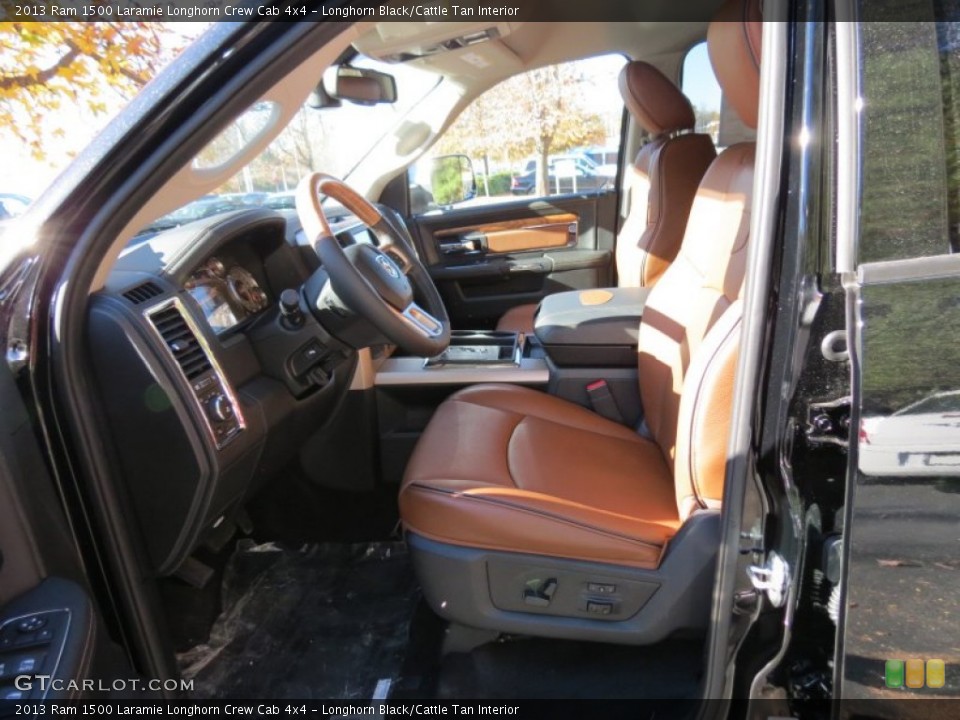 Longhorn Black/Cattle Tan Interior Photo for the 2013 Ram 1500 Laramie Longhorn Crew Cab 4x4 #73951340