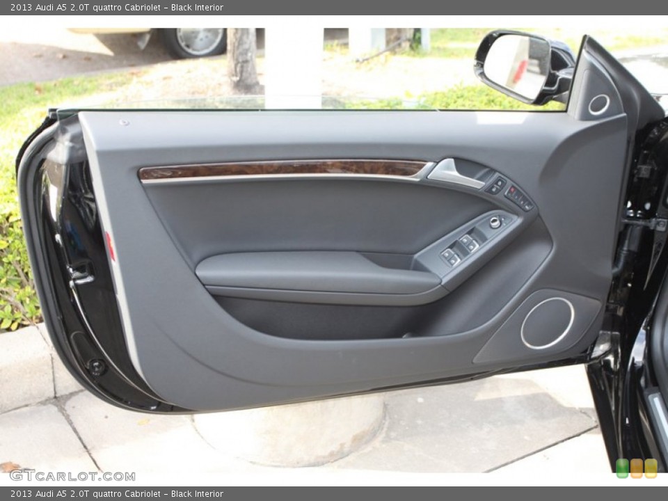 Black Interior Door Panel for the 2013 Audi A5 2.0T quattro Cabriolet #73953647