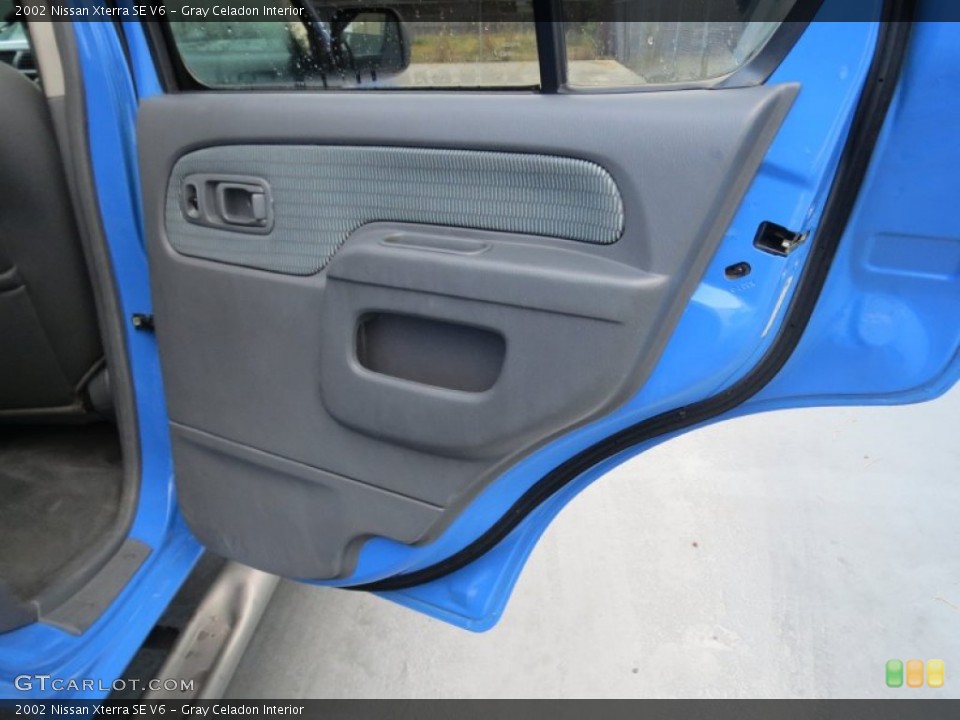 Gray Celadon Interior Door Panel for the 2002 Nissan Xterra SE V6 #73954682