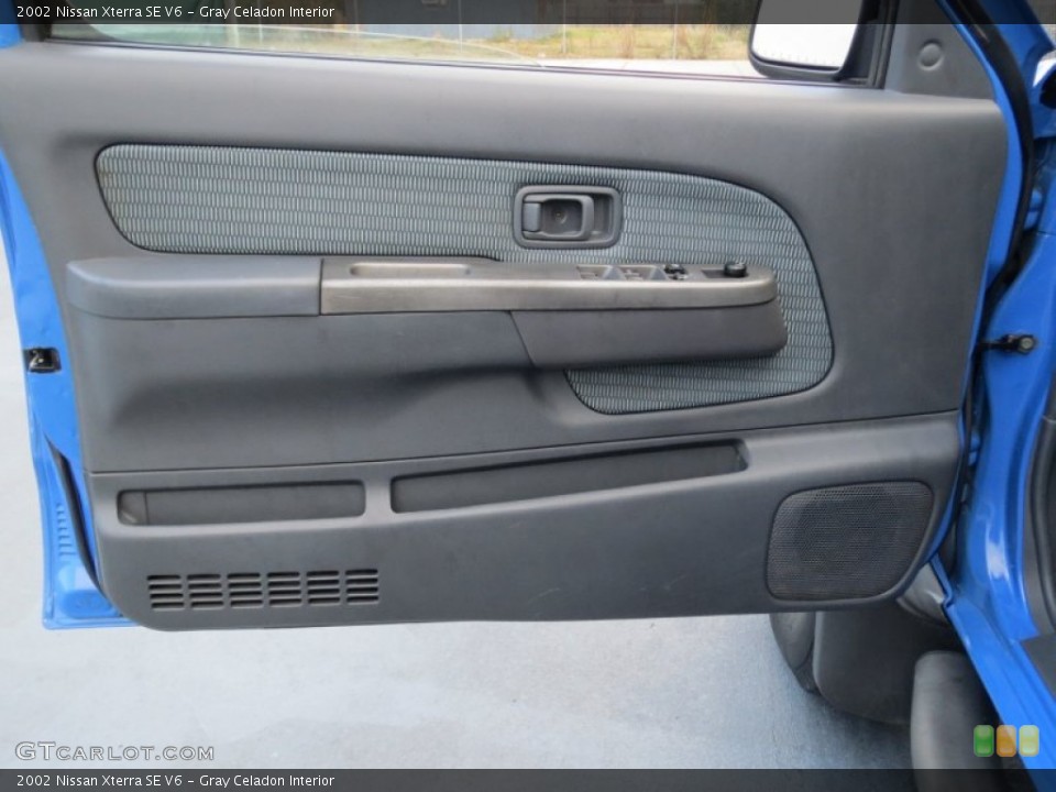 Gray Celadon Interior Door Panel for the 2002 Nissan Xterra SE V6 #73954772