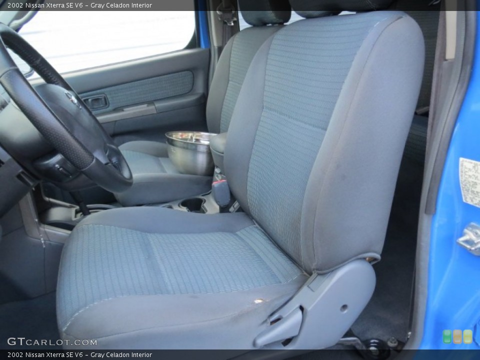 Gray Celadon Interior Front Seat for the 2002 Nissan Xterra SE V6 #73954784
