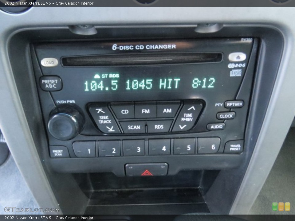 Gray Celadon Interior Audio System for the 2002 Nissan Xterra SE V6 #73954874