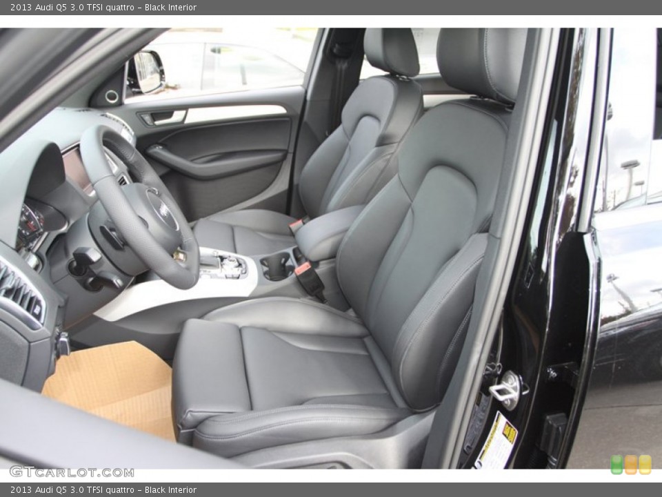 Black Interior Front Seat for the 2013 Audi Q5 3.0 TFSI quattro #73955057