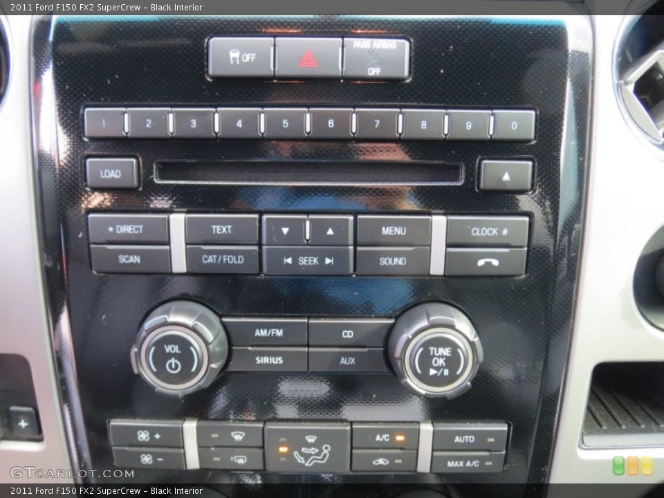 Black Interior Controls for the 2011 Ford F150 FX2 SuperCrew #73956230
