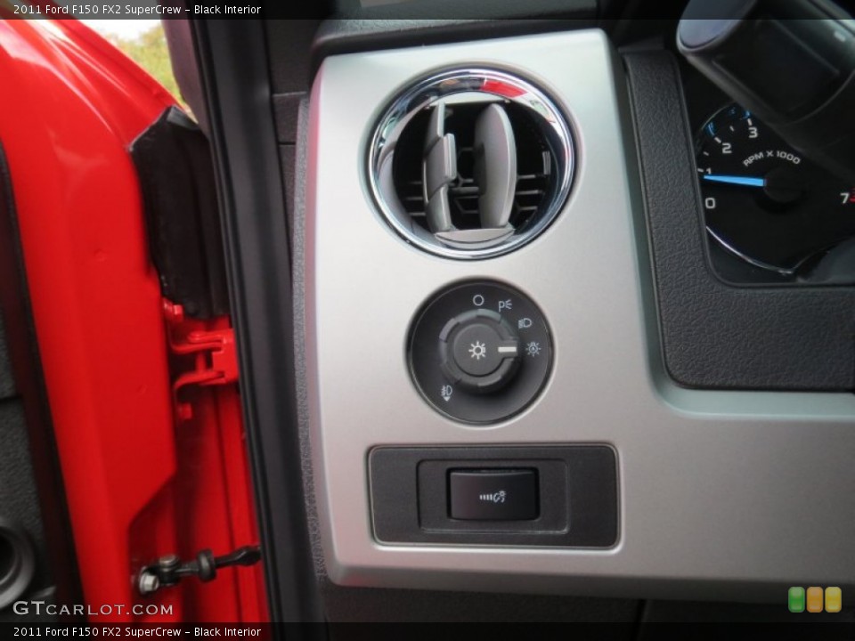 Black Interior Controls for the 2011 Ford F150 FX2 SuperCrew #73956362