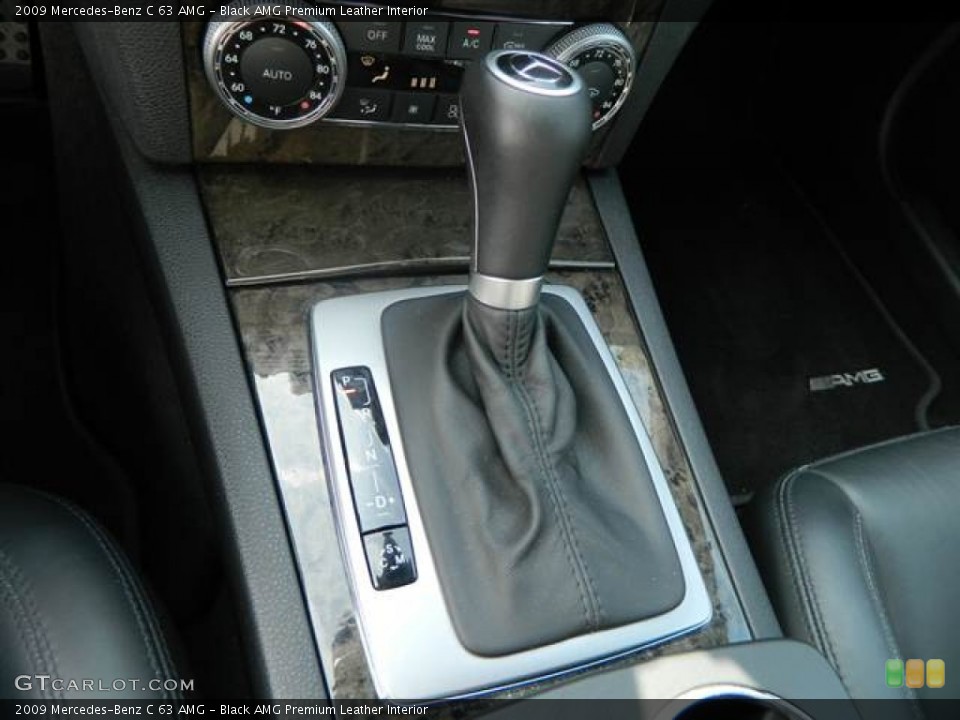 Black AMG Premium Leather Interior Transmission for the 2009 Mercedes-Benz C 63 AMG #73957484