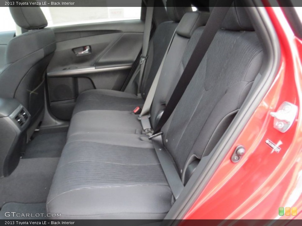Black Interior Rear Seat for the 2013 Toyota Venza LE #73959737