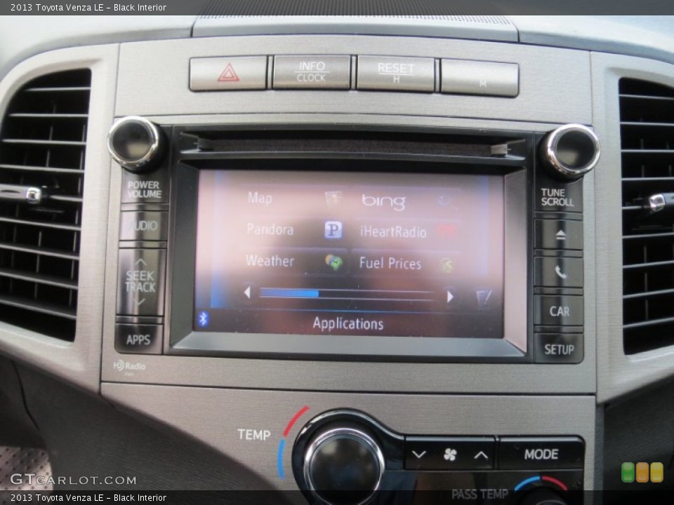 Black Interior Controls for the 2013 Toyota Venza LE #73959872