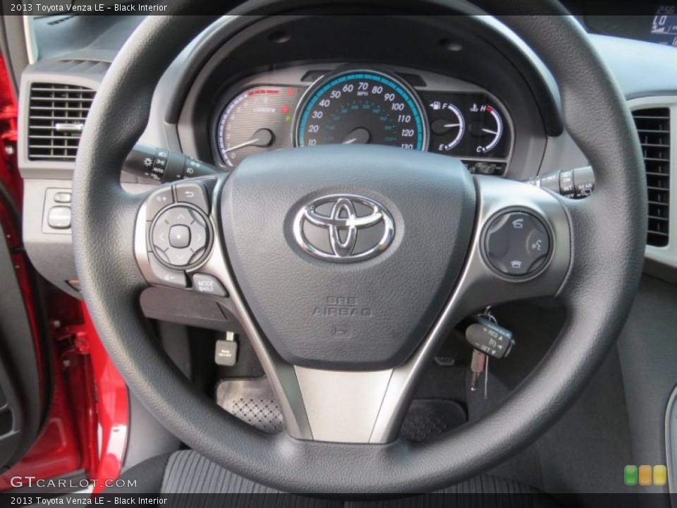 Black Interior Steering Wheel for the 2013 Toyota Venza LE #73959929