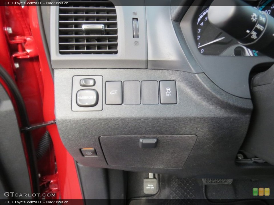 Black Interior Controls for the 2013 Toyota Venza LE #73959962