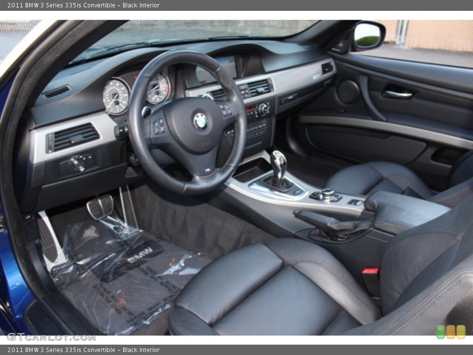 Black Interior Prime Interior for the 2011 BMW 3 Series 335is Convertible #73960031