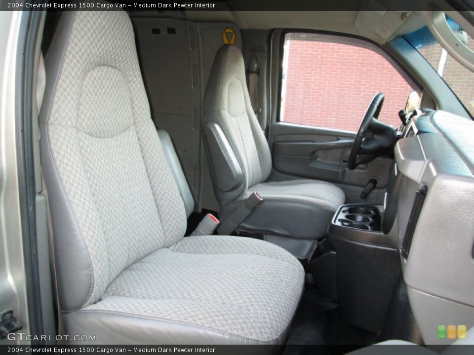 Medium Dark Pewter Interior Front Seat for the 2004 Chevrolet Express 1500 Cargo Van #73960543