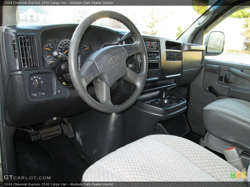 Medium Dark Pewter Interior Prime Interior for the 2004 Chevrolet Express 1500 Cargo Van #73960552