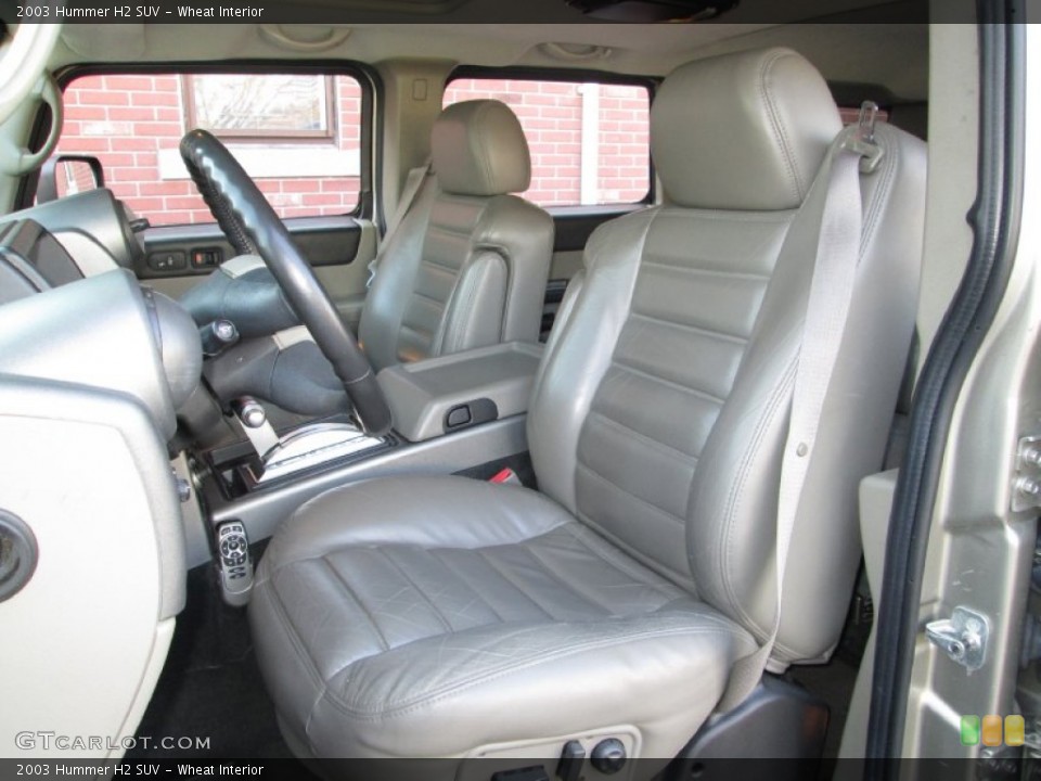 Wheat Interior Front Seat for the 2003 Hummer H2 SUV #73961087