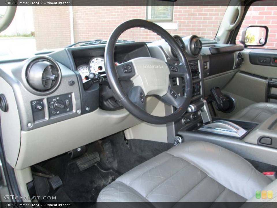 Wheat Interior Prime Interior for the 2003 Hummer H2 SUV #73961127