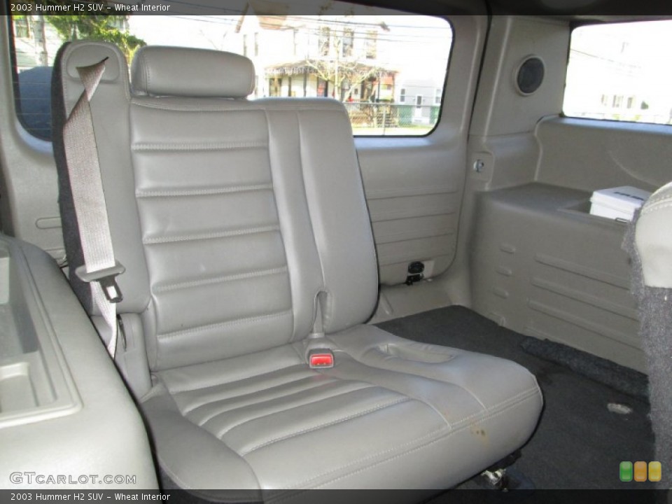 Wheat Interior Rear Seat for the 2003 Hummer H2 SUV #73961198