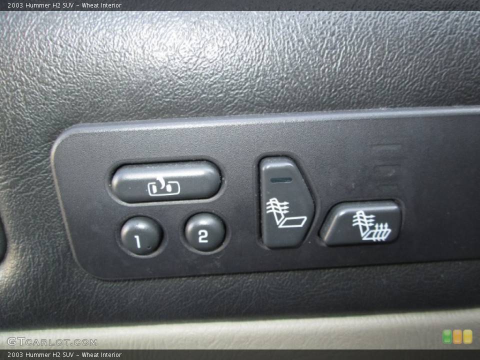 Wheat Interior Controls for the 2003 Hummer H2 SUV #73961465