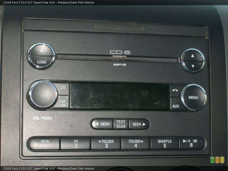 Medium/Dark Flint Interior Audio System for the 2008 Ford F150 XLT SuperCrew 4x4 #73961900