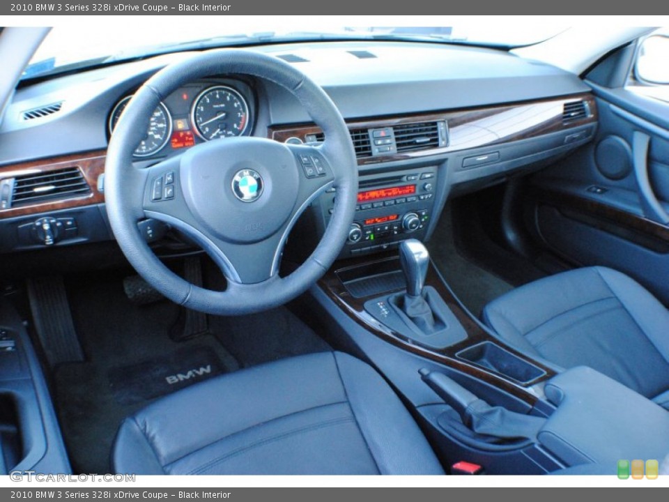 Black Interior Prime Interior for the 2010 BMW 3 Series 328i xDrive Coupe #73962170