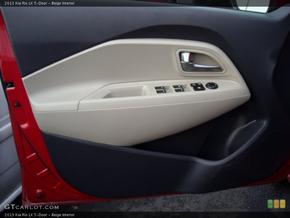Beige Interior Door Panel for the 2013 Kia Rio LX 5-Door #73962954