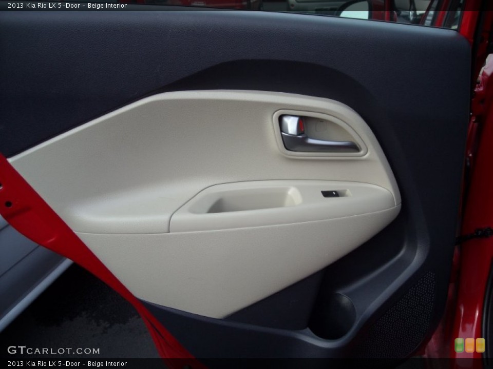 Beige Interior Door Panel for the 2013 Kia Rio LX 5-Door #73962970