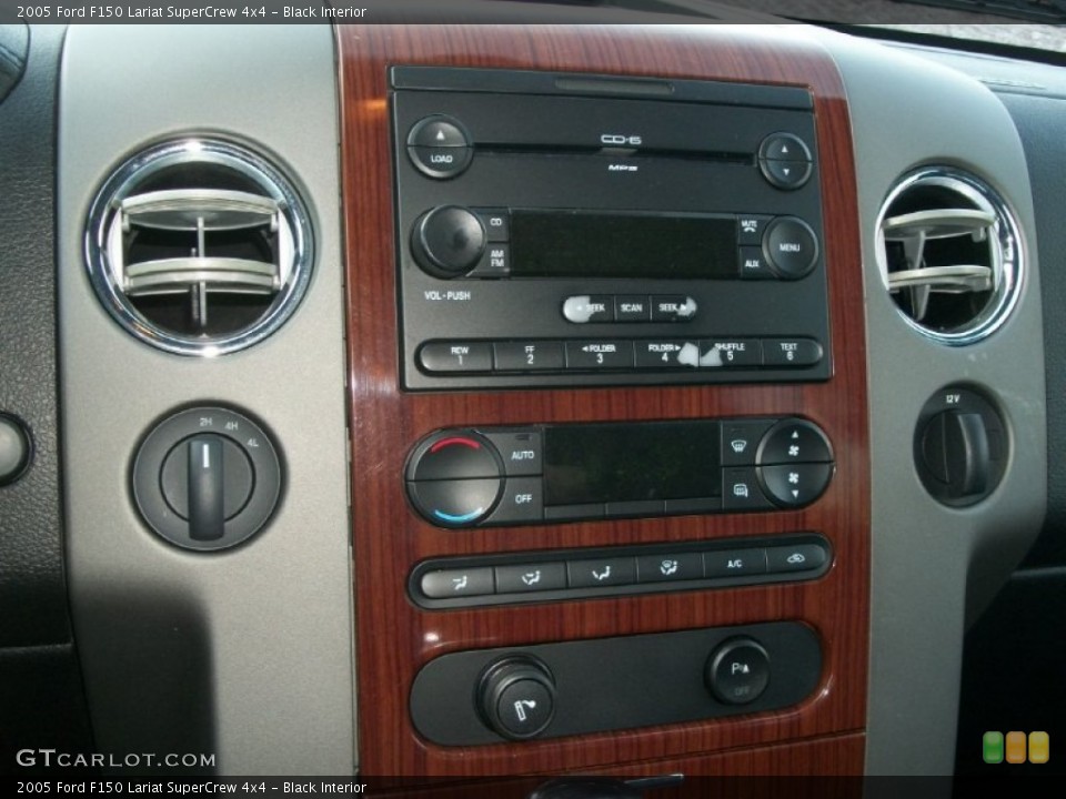 Black Interior Controls for the 2005 Ford F150 Lariat SuperCrew 4x4 #73963316