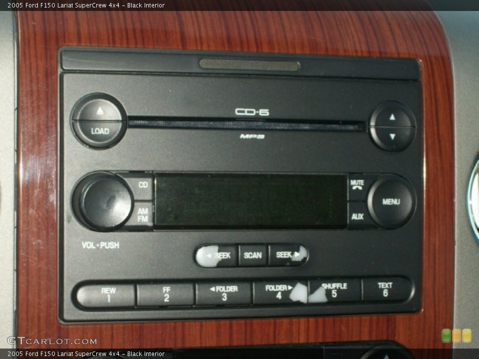 Black Interior Audio System for the 2005 Ford F150 Lariat SuperCrew 4x4 #73963337