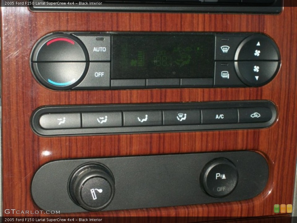 Black Interior Controls for the 2005 Ford F150 Lariat SuperCrew 4x4 #73963355