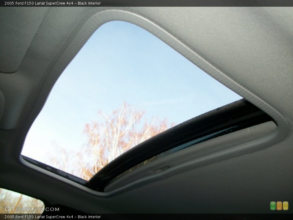 Black Interior Sunroof for the 2005 Ford F150 Lariat SuperCrew 4x4 #73963429