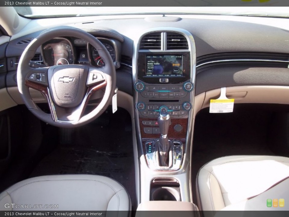Cocoa/Light Neutral Interior Dashboard for the 2013 Chevrolet Malibu LT #73963826