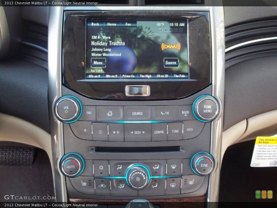 Cocoa/Light Neutral Interior Controls for the 2013 Chevrolet Malibu LT #73963862