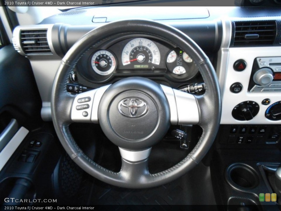 Dark Charcoal Interior Steering Wheel for the 2010 Toyota FJ Cruiser 4WD #73964288