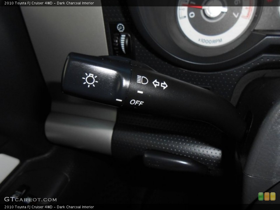 Dark Charcoal Interior Controls for the 2010 Toyota FJ Cruiser 4WD #73964417