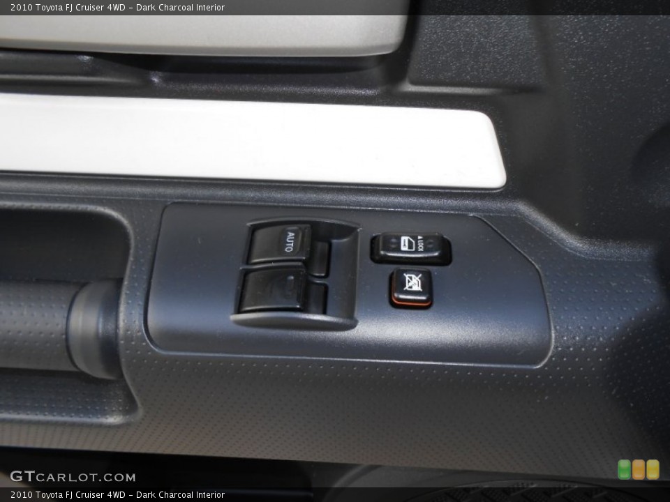 Dark Charcoal Interior Controls for the 2010 Toyota FJ Cruiser 4WD #73964489
