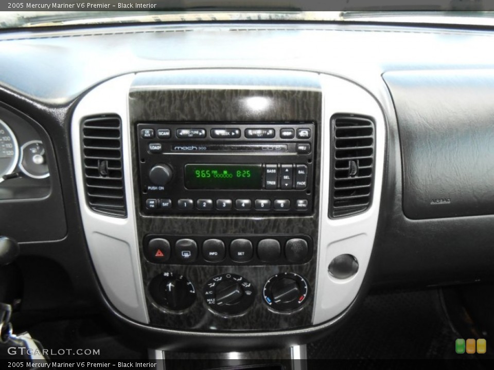 Black Interior Controls for the 2005 Mercury Mariner V6 Premier #73965548
