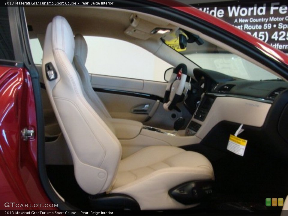 Pearl Beige Interior Front Seat for the 2013 Maserati GranTurismo Sport Coupe #73965929