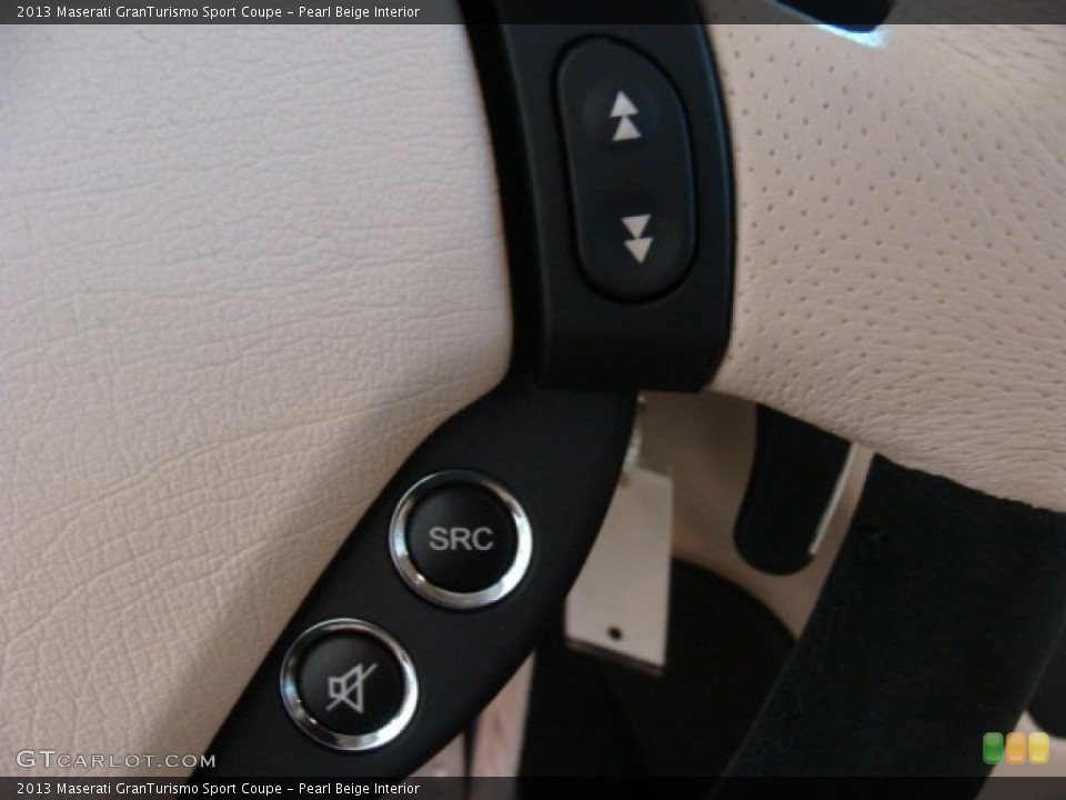 Pearl Beige Interior Controls for the 2013 Maserati GranTurismo Sport Coupe #73965994