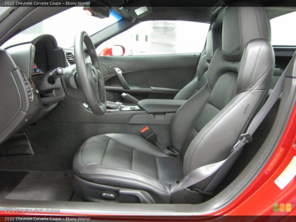 Ebony Interior Photo for the 2012 Chevrolet Corvette Coupe #73966271