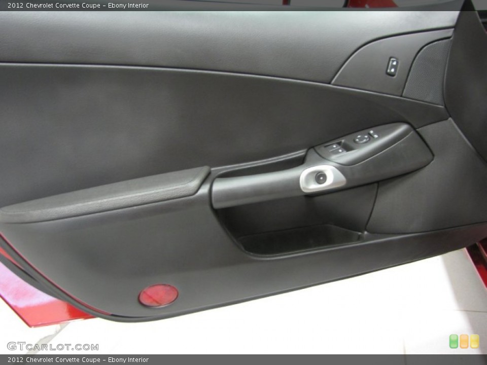 Ebony Interior Door Panel for the 2012 Chevrolet Corvette Coupe #73966319