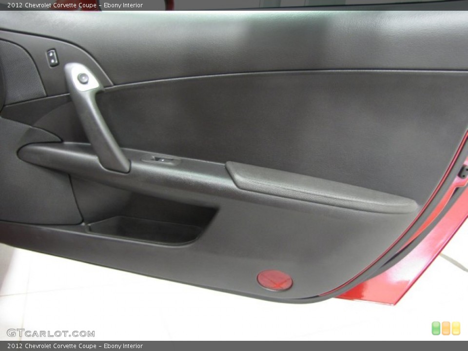 Ebony Interior Door Panel for the 2012 Chevrolet Corvette Coupe #73966352