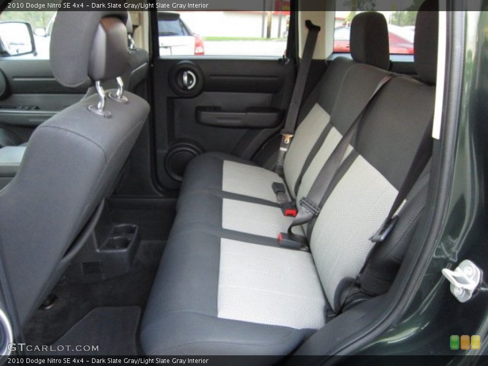Dark Slate Gray/Light Slate Gray Interior Rear Seat for the 2010 Dodge Nitro SE 4x4 #73966649