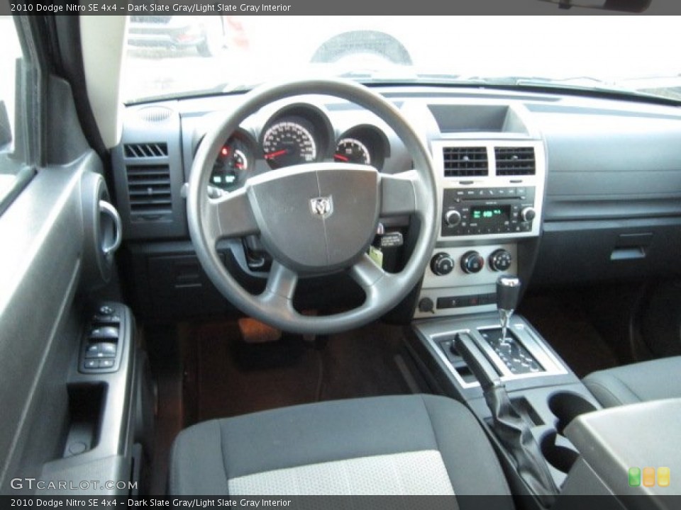 Dark Slate Gray/Light Slate Gray Interior Dashboard for the 2010 Dodge Nitro SE 4x4 #73966667